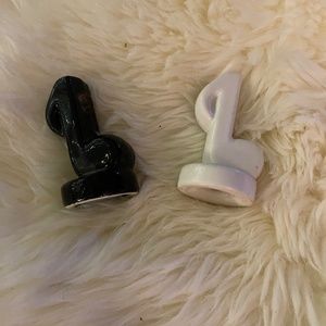 Music note salt and pepper shaker